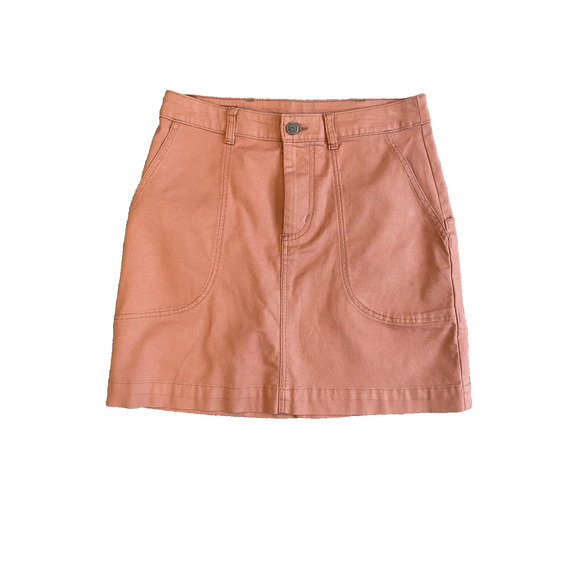 Patagonia Stand Up Skirt Womens Size 6 Pink Orange Casual Summer Gorpcore Basic - Picture 1 of 14